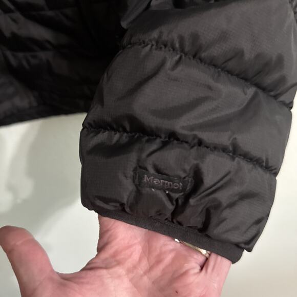 Marmot Full Zip Puffer Jacket Packable Black Women's Size Small S - Picture 2 of 6